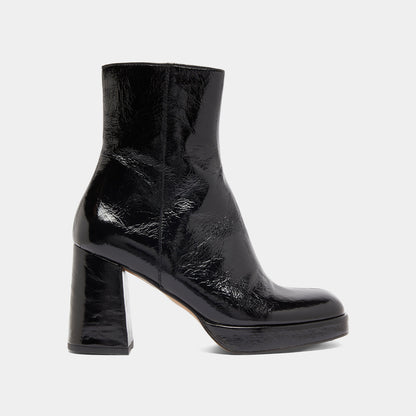 Boots à plateformes et bouts carrés