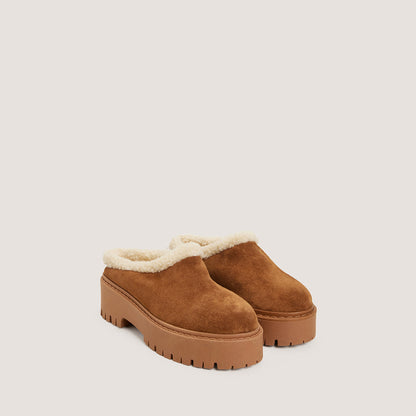Mules à semelles crantées
