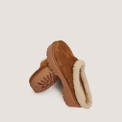 Mules à semelles crantées